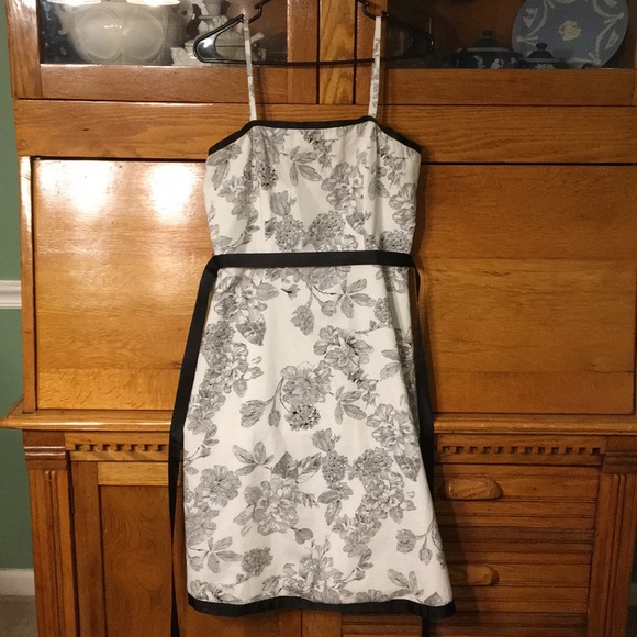 Dress Barn Dresses & Skirts - Dress Barn floral white and black sundress